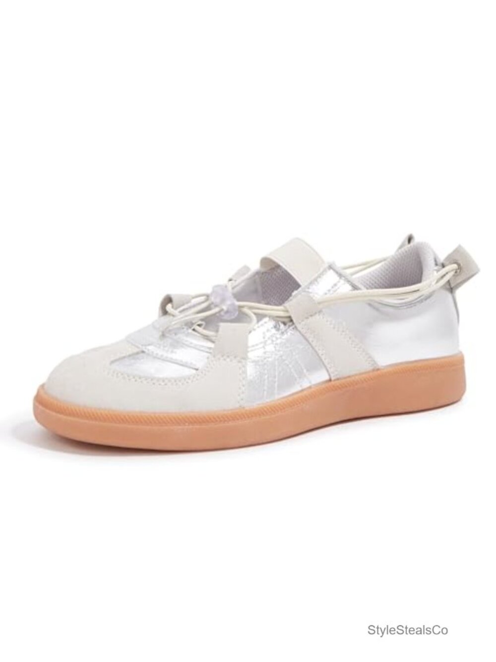 Comfortable Slip-On Ballet Fashion Sneakers Lightweight Retro Flats Non-Slip PU